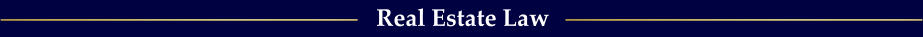 Real Estate Law